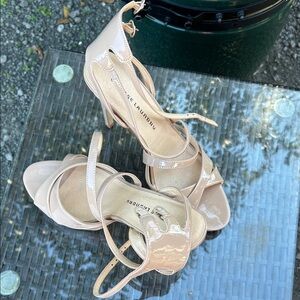 Chinese Laundry Blush Strappy Heels